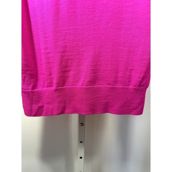 J. CREW Women's Button Down Crew Neck Wool Cardigan Sweater Pink Extra Small - Picture 7 of 10